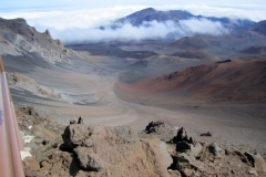 Haleakala Crater Cindercones, rare plants, native birds, and hiking trails