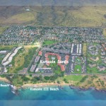 Arial view of Kamaole Sands and our beaches Kamaole II and III